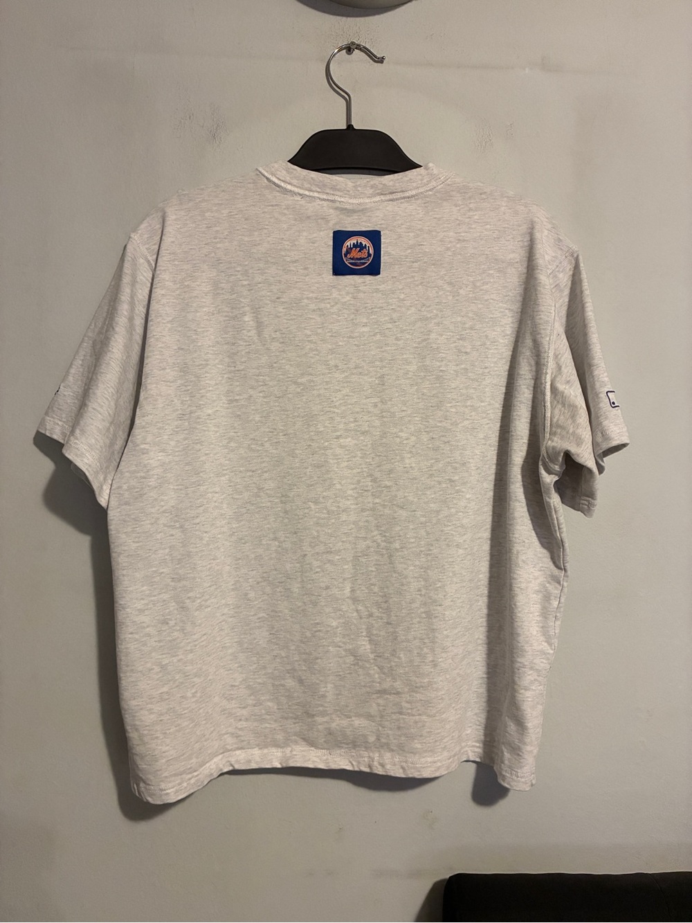 NYON x New Era New York Mets Short Sleeve Tee - Light Gray - Picture 5 of 6